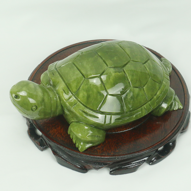 Natural Jade/turtle Sculpture/ - Aquarium Fish Cichlid ulasan dan harga