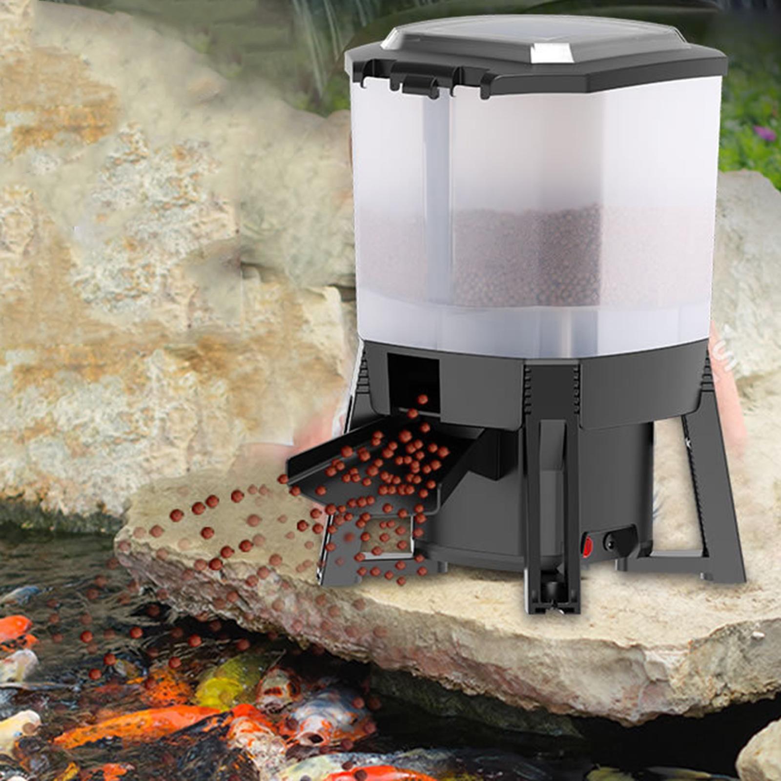 6L Adjustable Solar Automatic  - Aquarium Fish Feeder Automatic ulasan dan harga
