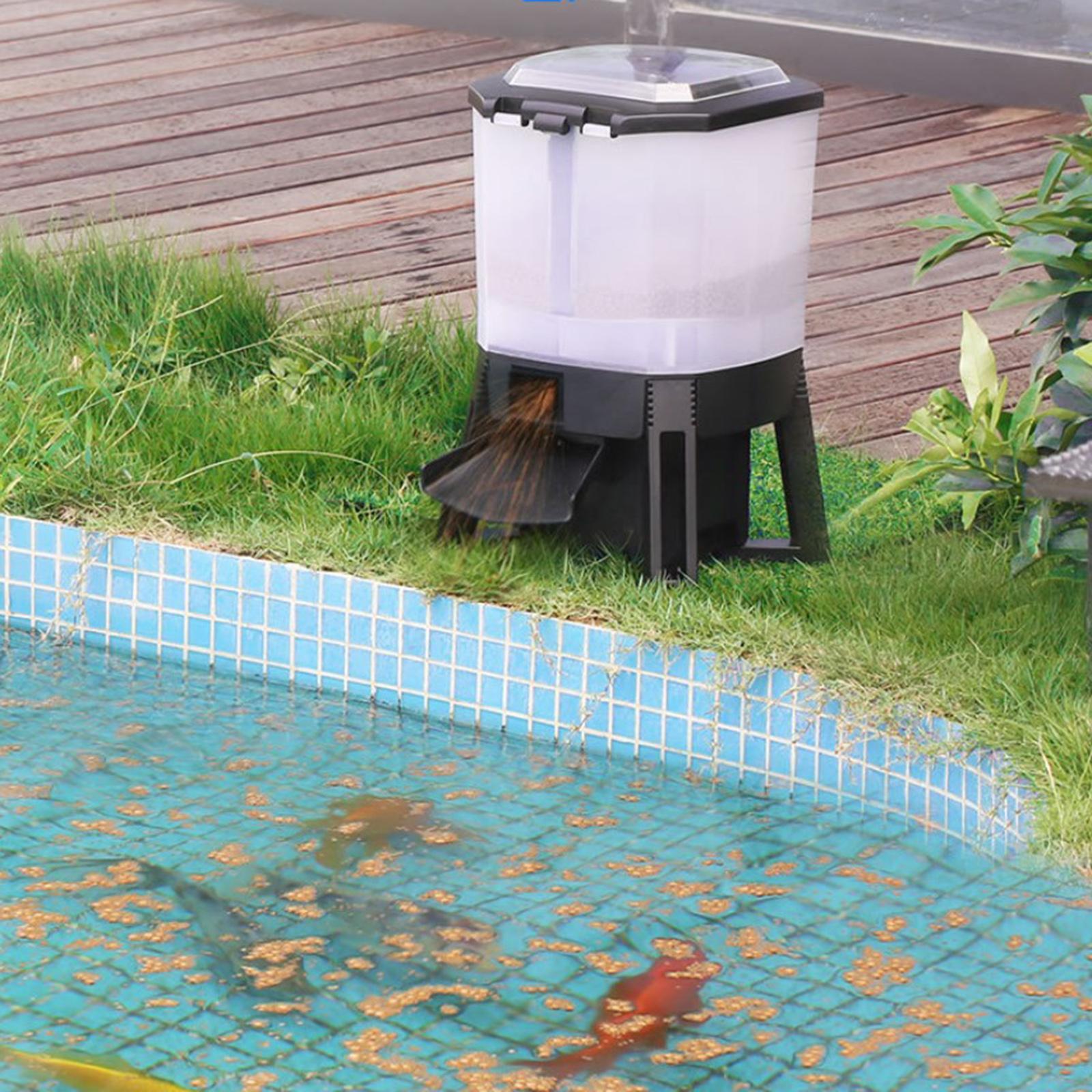 6L Adjustable Solar Automatic  - Aquarium Fish Feeder Automatic ulasan dan harga