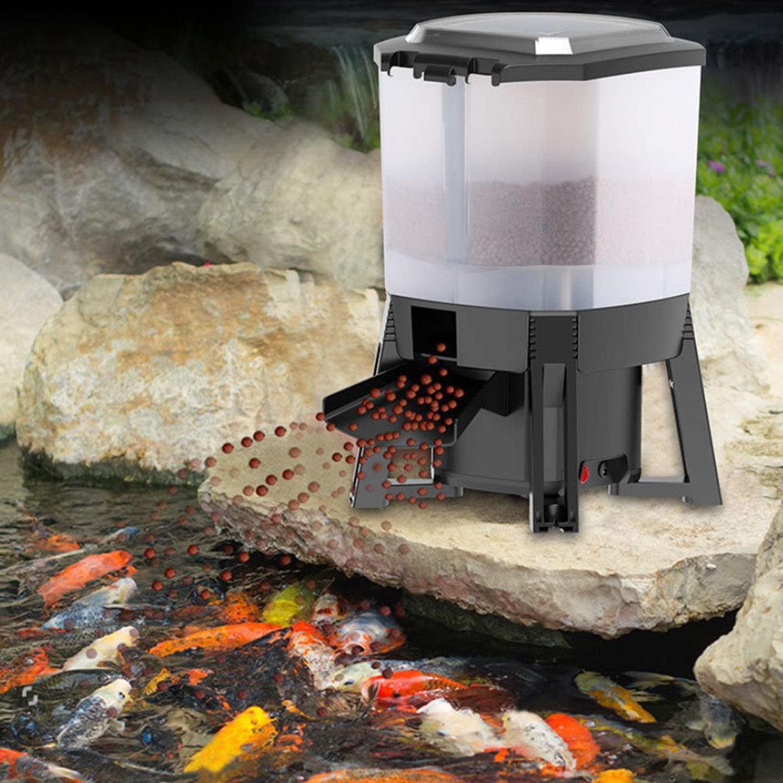 6L Adjustable Solar Automatic  - Aquarium Fish Feeder Automatic ulasan dan harga