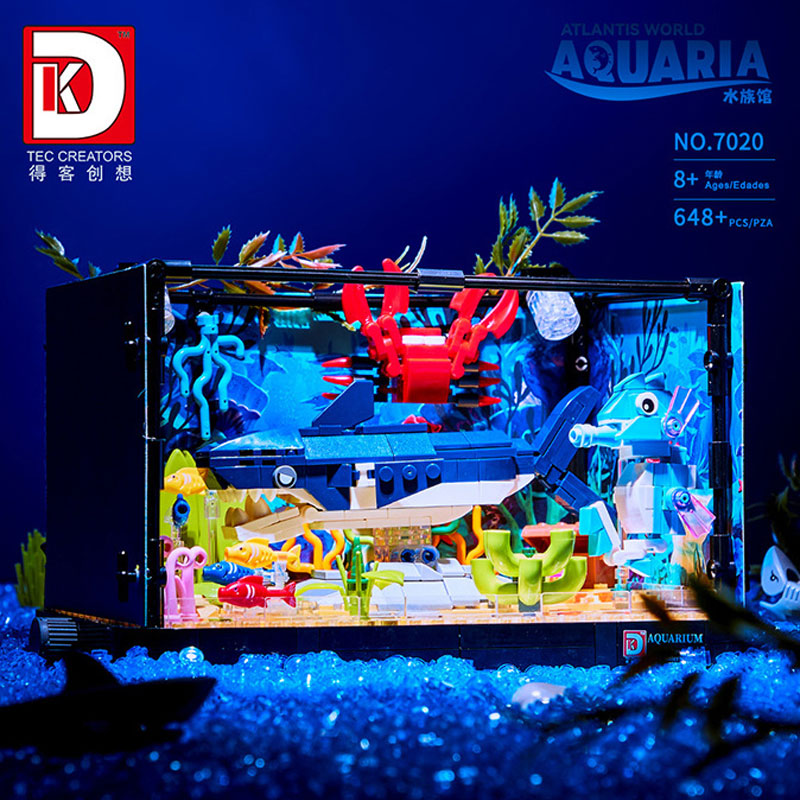 648PCS Shark Ecosystem Tank Bu - Aquarium Fish Of The World ulasan dan harga