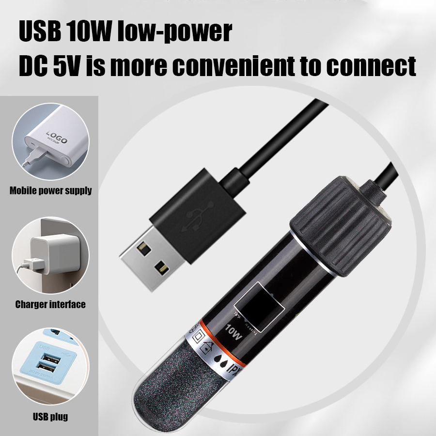 USB Mini Aquarium Heating Rod  - Aquarium Fish Cold Water ulasan dan harga