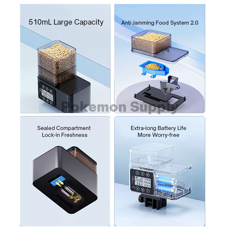Smart Precise Weighing Automat - Aquarium Fish Feeder Automatic ulasan dan harga