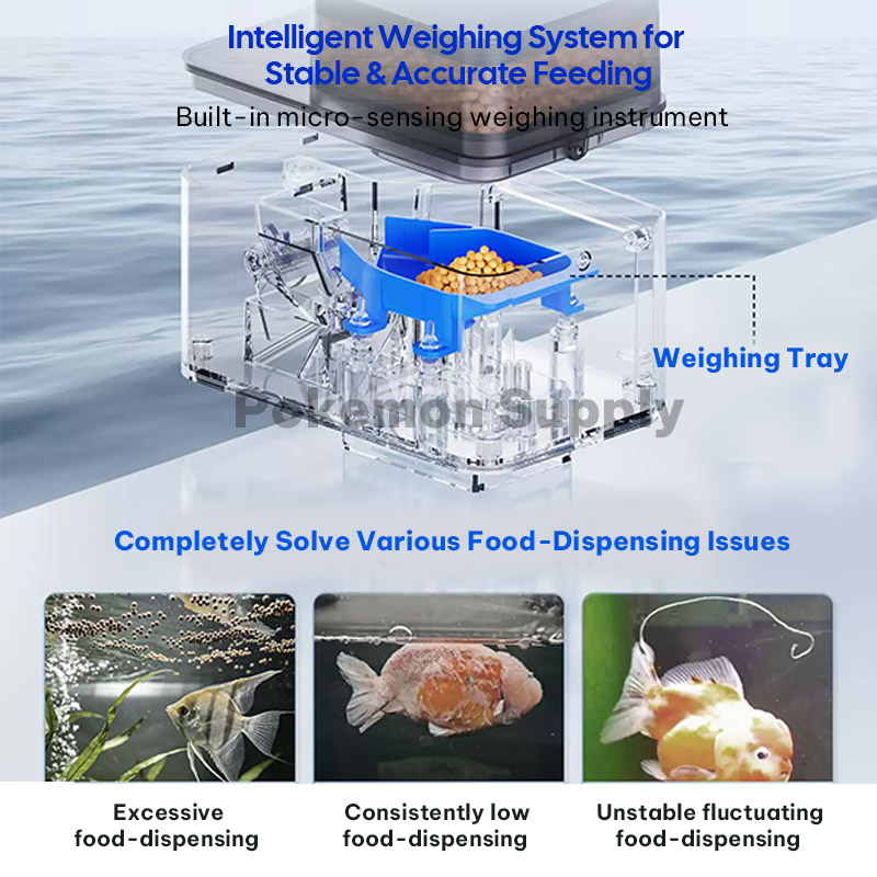Smart Precise Weighing Automat - Aquarium Fish Feeder Automatic ulasan dan harga