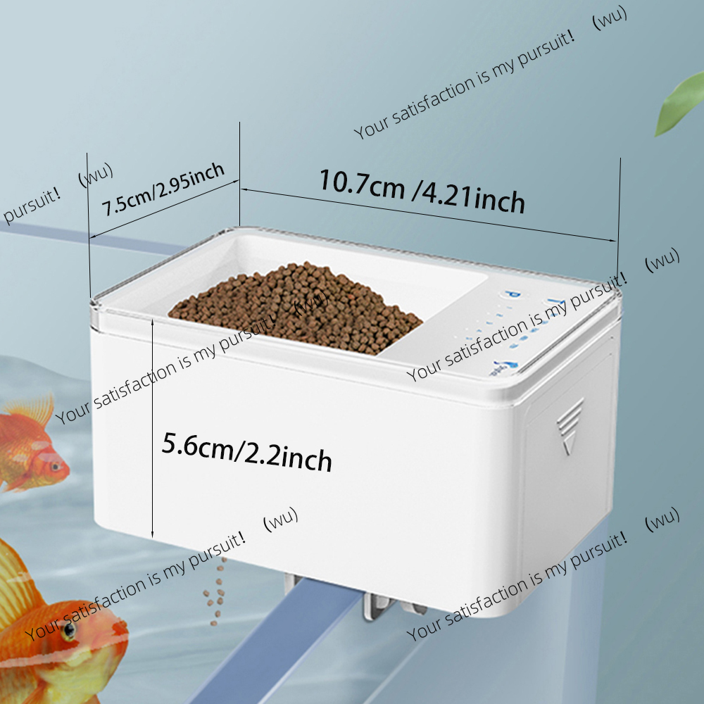 100ML Large Capacity Fish Feed - Aquarium Fish Feeder Automatic ulasan dan harga