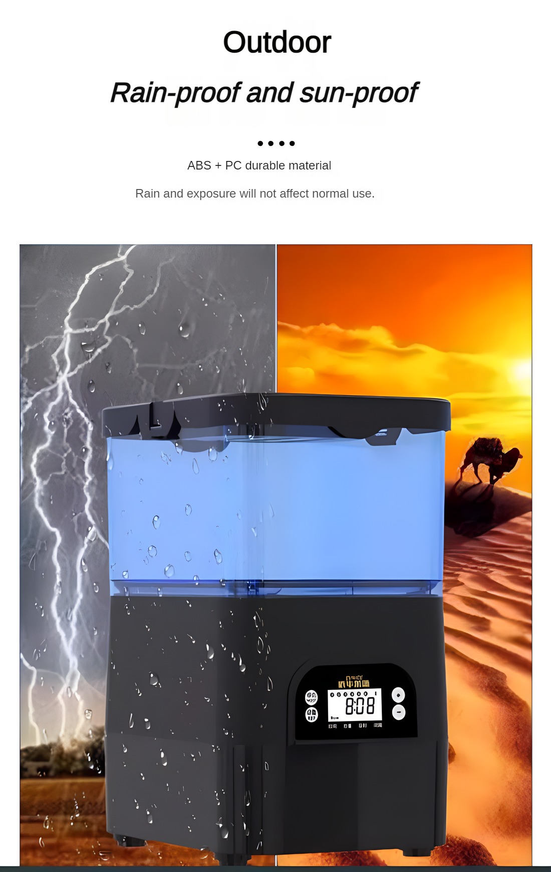 EVNICE Solar Automatic Fish Fe - Aquarium Fish Feeder Automatic ulasan dan harga