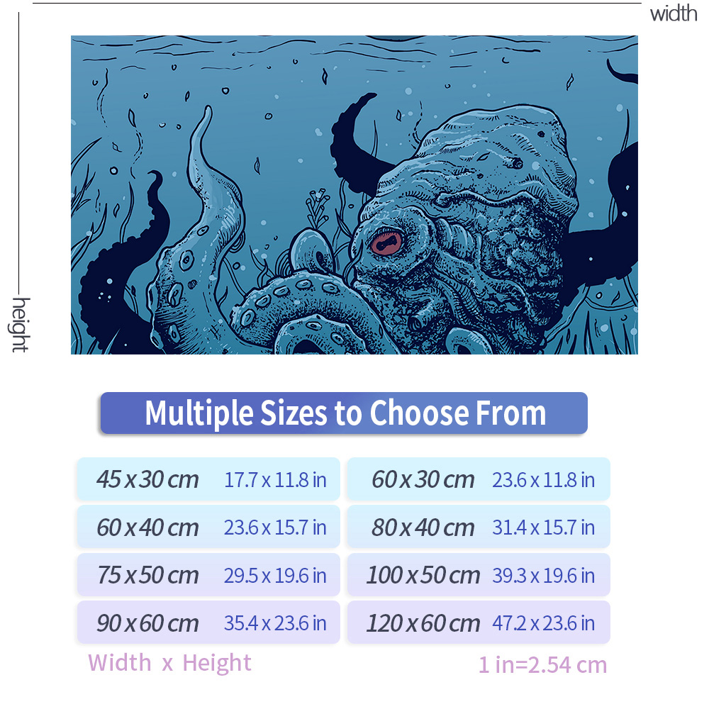 Aquarium Background Sticker -  - Aquarium Fish Monster ulasan dan harga