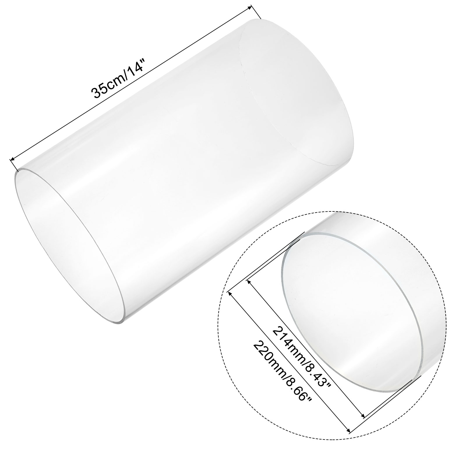 350mm Transparent Acrylic Aqua - Aquarium Fish Cold Water ulasan dan harga