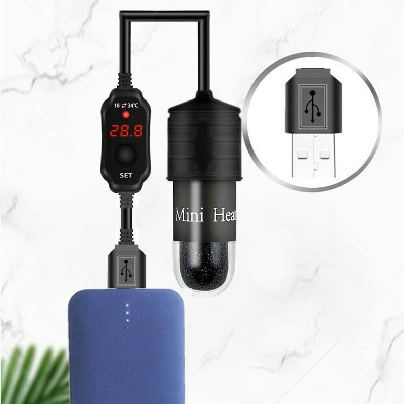Mini Aquarium Fish Tank Heater - Aquarium Fish Cold Water ulasan dan harga
