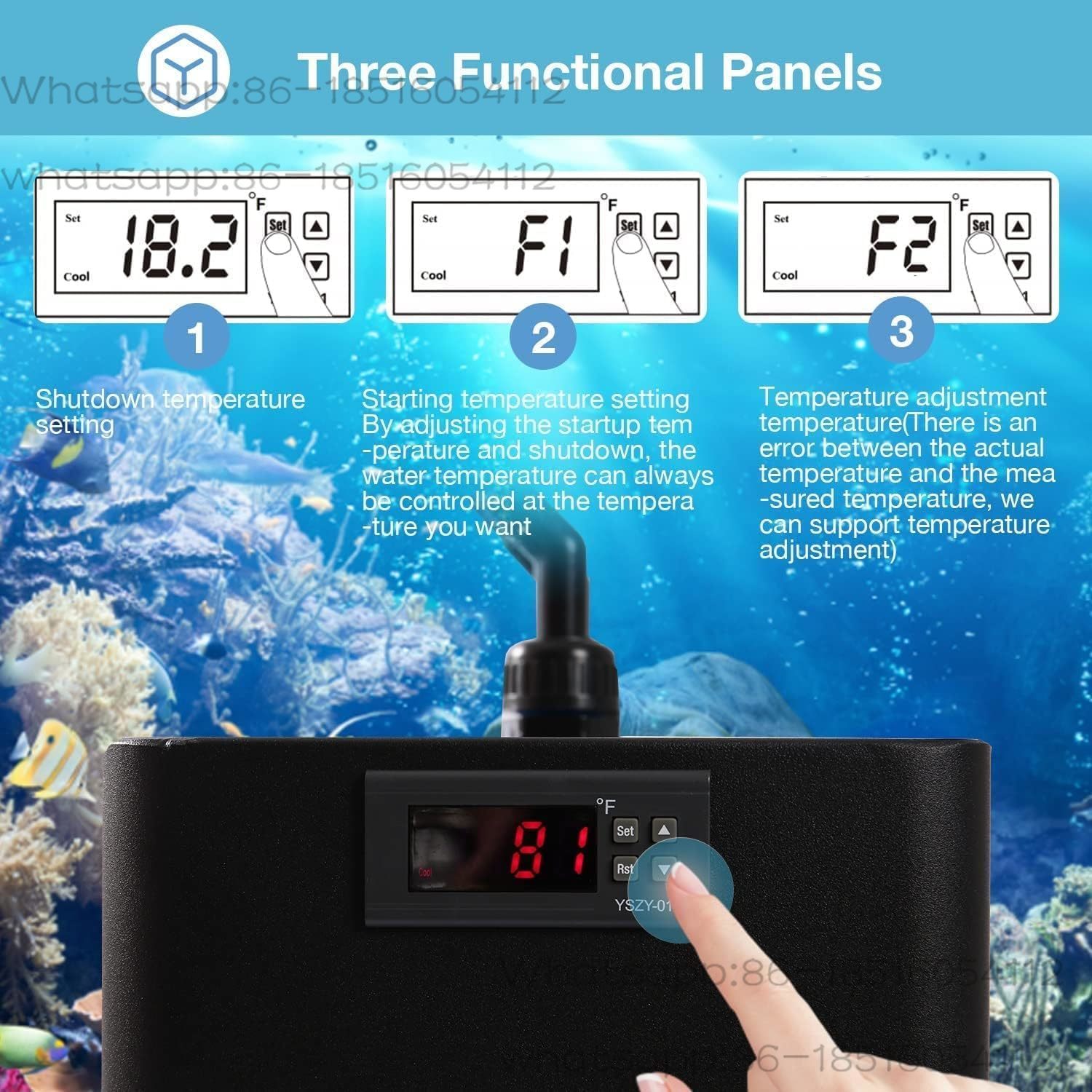 Aquarium Chiller 79gal 1/3 HP  - Aquarium Fish Cold Water ulasan dan harga
