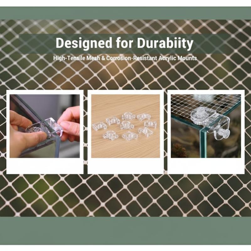 1Pcs Fish Tank Net Anti Jumpin - Aquarium Fish Trap ulasan dan harga