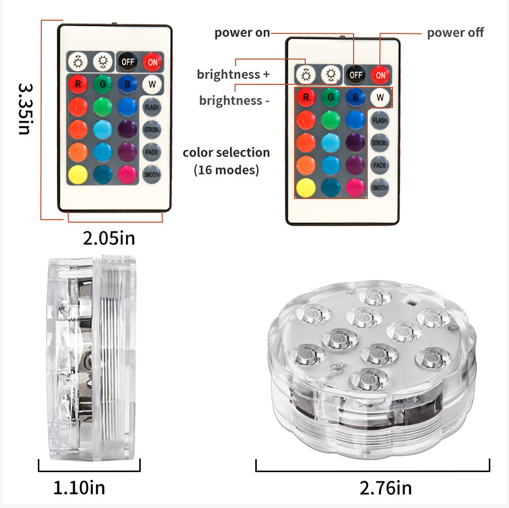Diving lamp 13 sub waterproof  - Aquarium Fish Rainbow ulasan dan harga