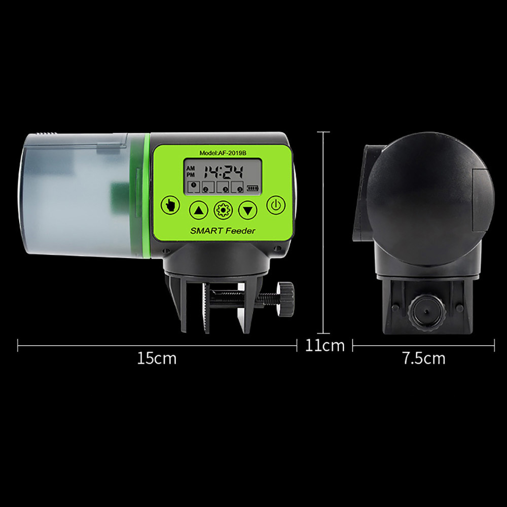 Digital Automatic Fish Feeder  - Aquarium Fish Feeder Automatic ulasan dan harga
