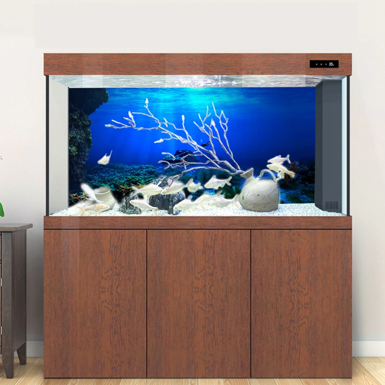 Rainforest Aquarium Background - Aquarium Fish Of The World ulasan dan harga