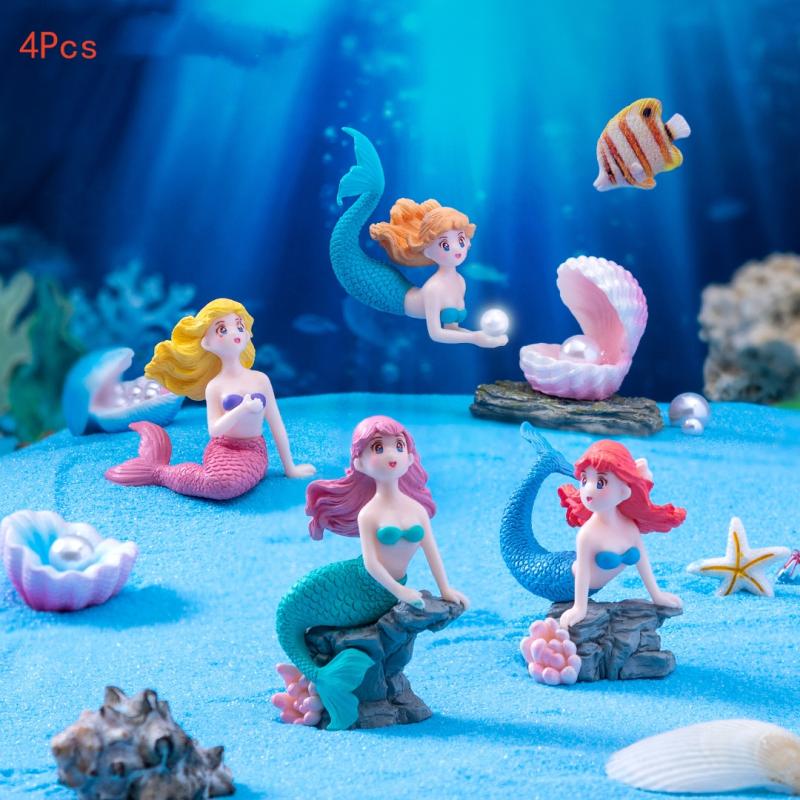4Pcs Plastic Fish Tank Little  - Aquarium Fish Cichlid ulasan dan harga