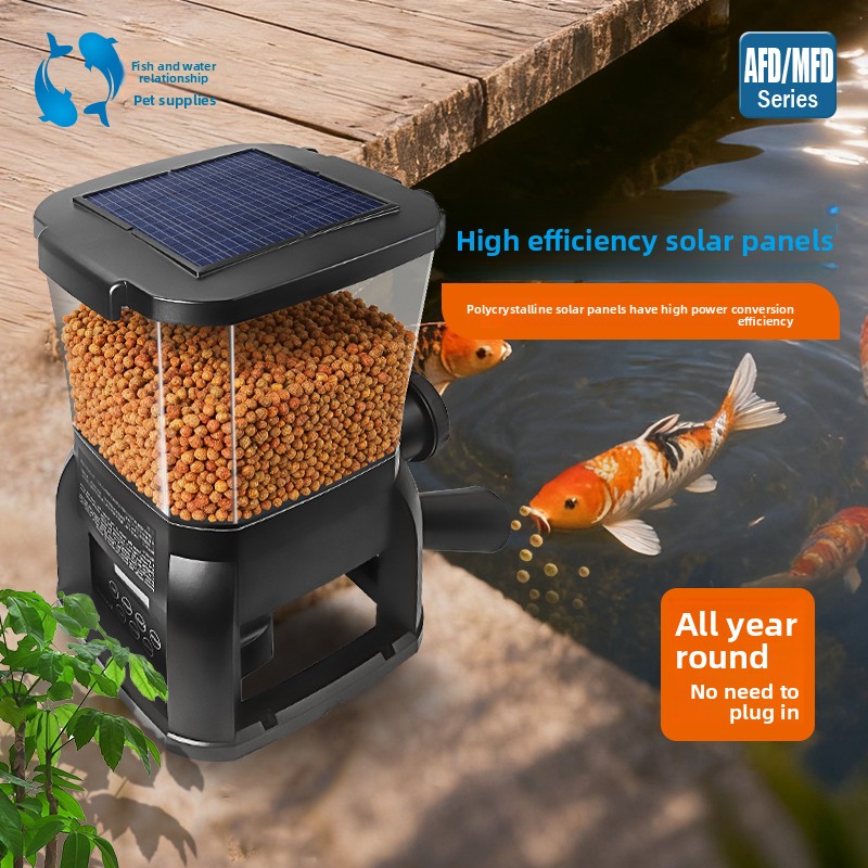 jebao solar koi pond outdoor f - Aquarium Fish Feeder Automatic ulasan dan harga