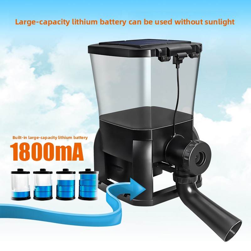 jebao solar koi pond outdoor f - Aquarium Fish Feeder Automatic ulasan dan harga