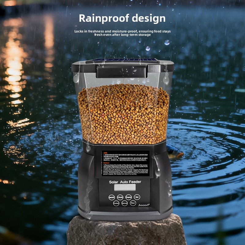 jebao solar koi pond outdoor f - Aquarium Fish Feeder Automatic ulasan dan harga