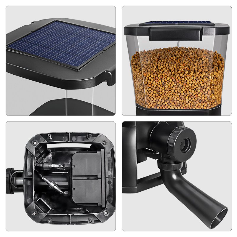 jebao solar koi pond outdoor f - Aquarium Fish Feeder Automatic ulasan dan harga