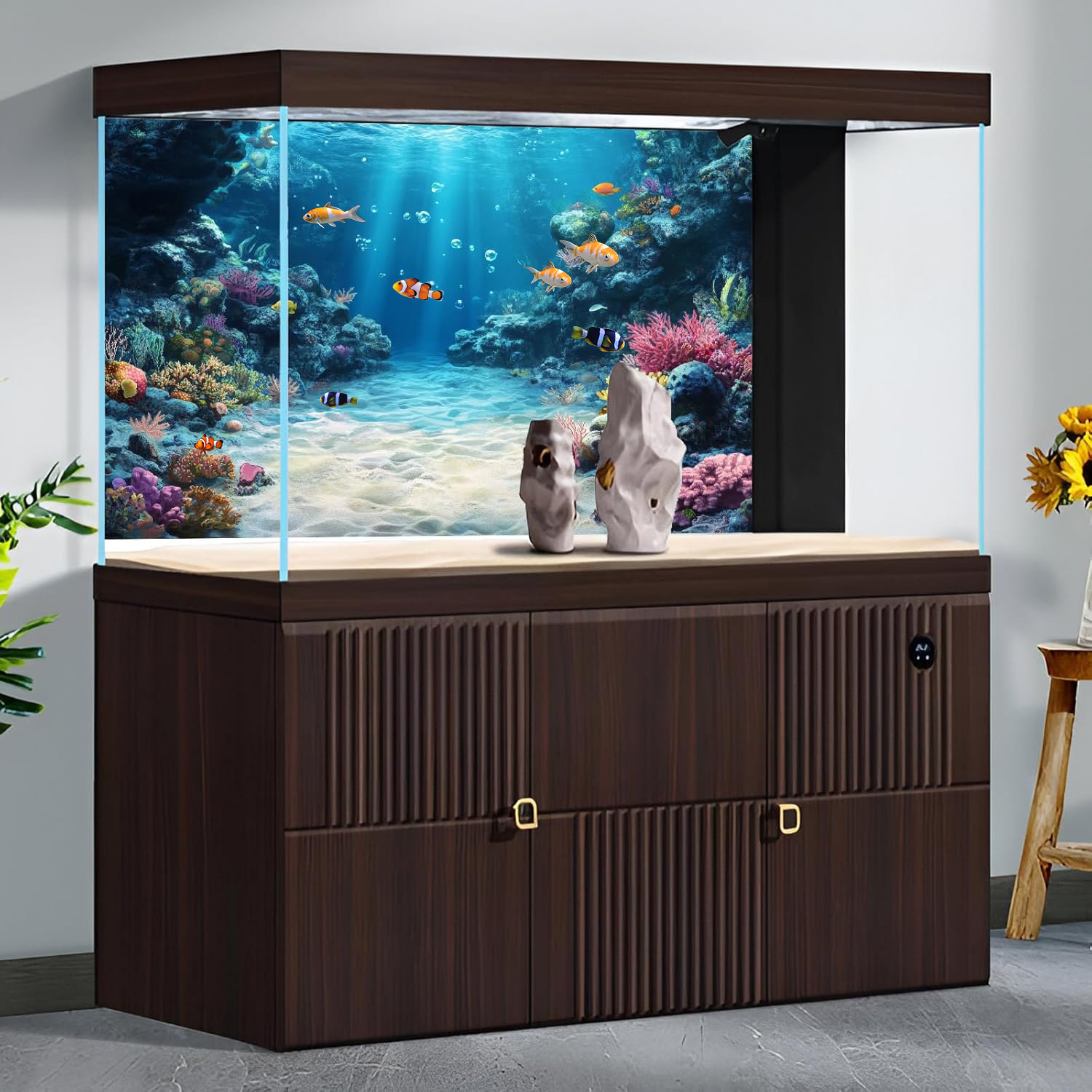 Rainbow Coral Reef，Fish tank b - Aquarium Fish Rainbow ulasan dan harga