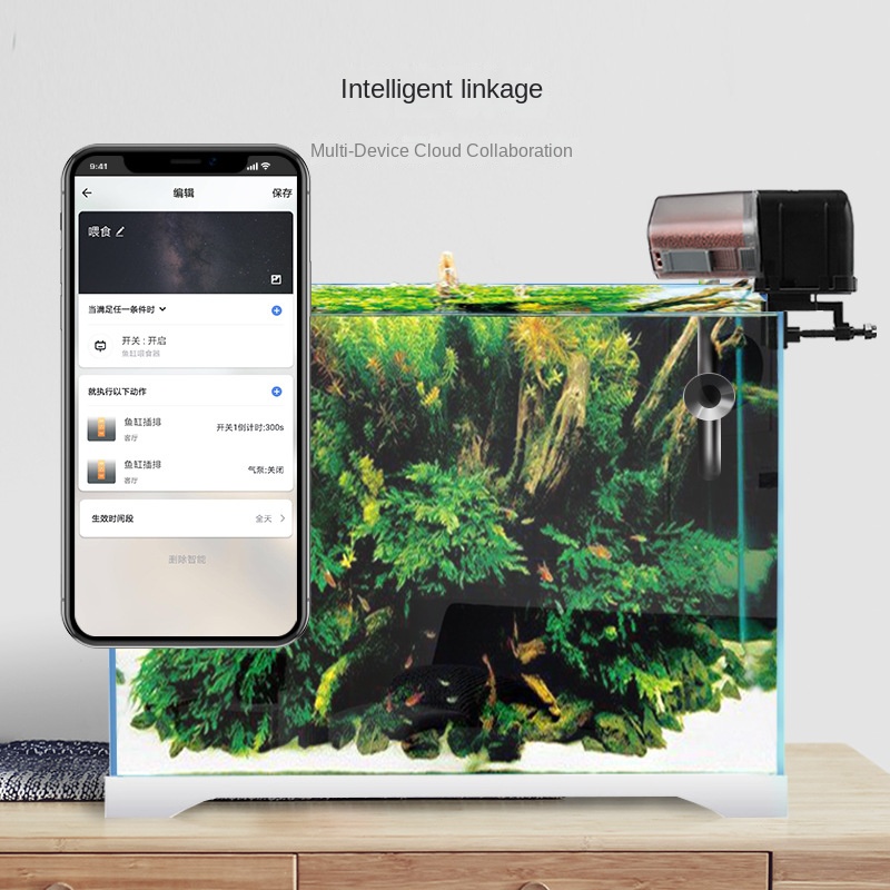 iLONDA Fish Tank Aquarium WiFi - Aquarium Fish Feeder Automatic ulasan dan harga
