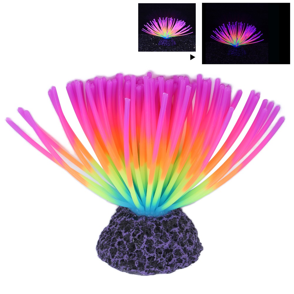 Colorful Aquarium Silicone Cor - Aquarium Fish Rainbow ulasan dan harga