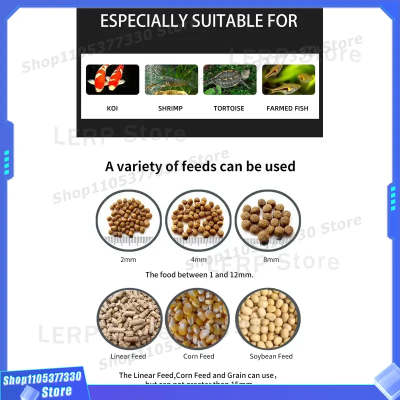 EVNICE EV810B Automatic Fish F - Aquarium Fish Feeder Automatic ulasan dan harga