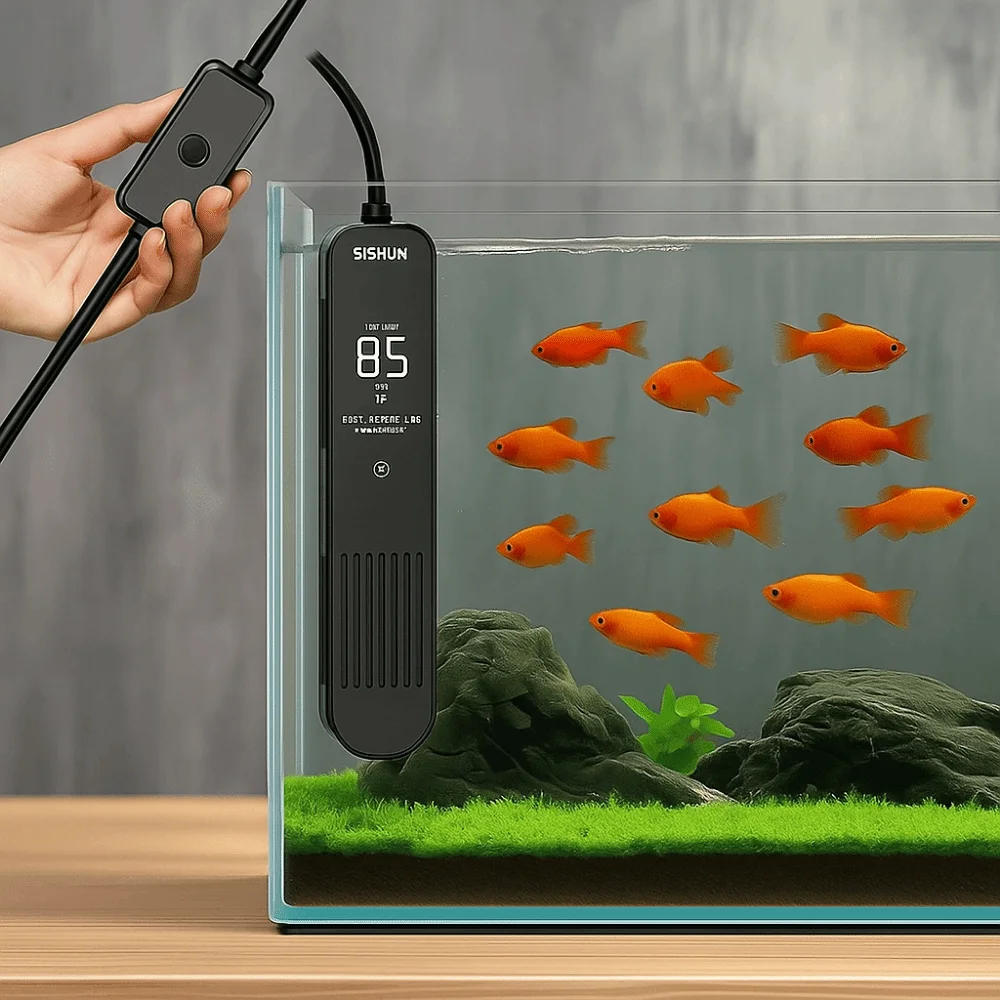 LCD Display 20-35°C Digital Fi - Aquarium Fish Cold Water ulasan dan harga